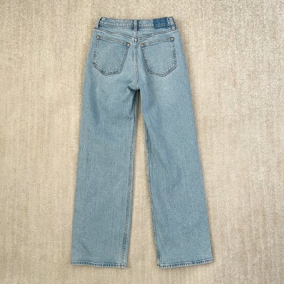 Abercrombie & Fitch High Rise 90s Relaxed Blue Jeans 26/2 - Picture 4 of 11